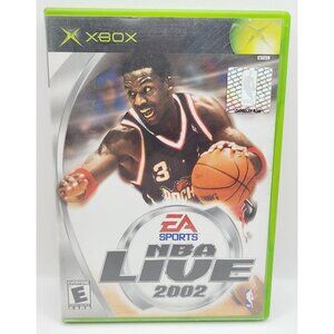 EA Sports NBA Live 2002 Xbox Game Complete With Case And Manual